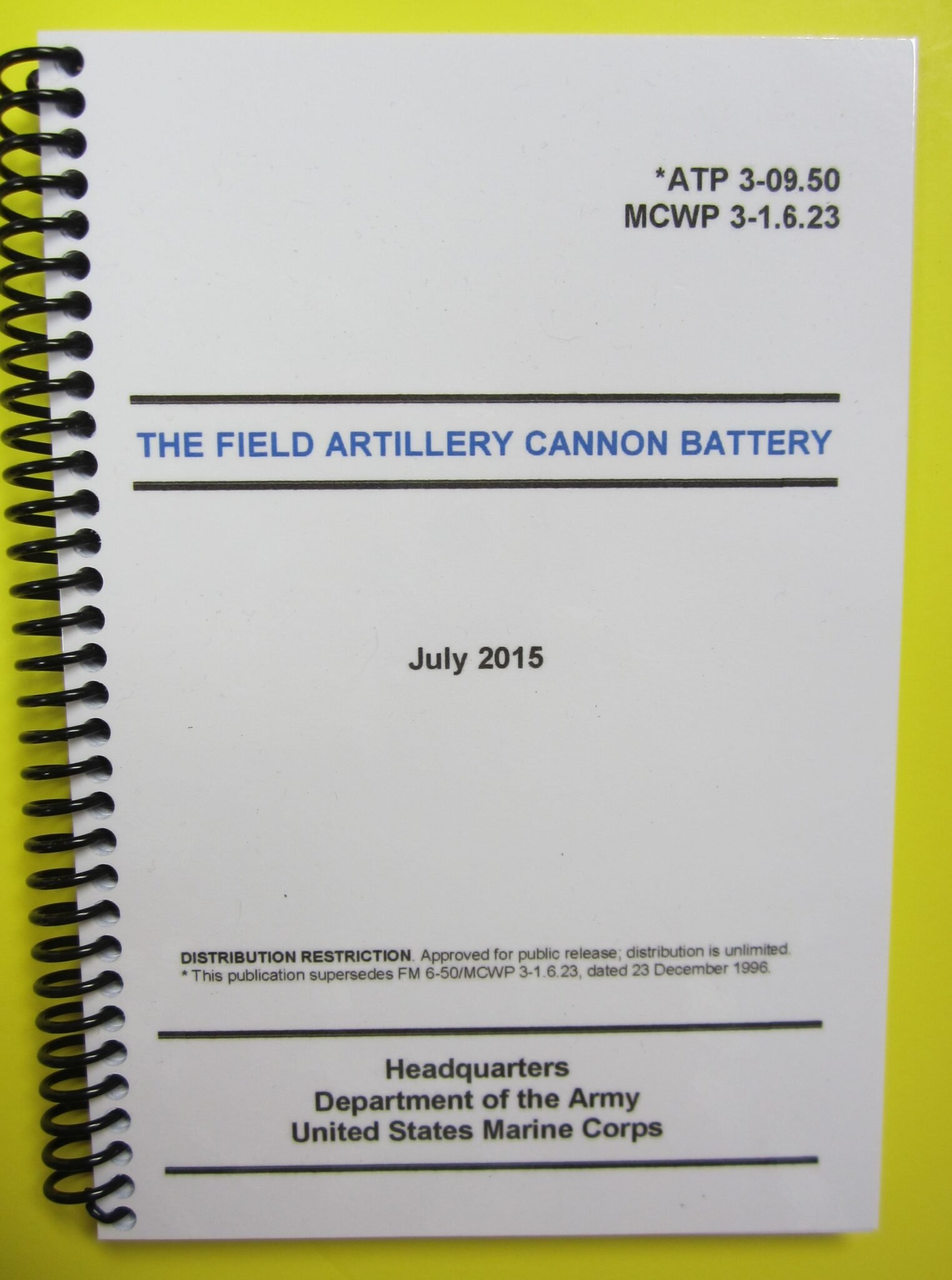 Tc 3 09 8 fire support and field artillery cert qual big my army