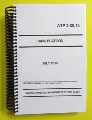 ATP 3.20.15 Tank Platoon - 2025 - Mini size