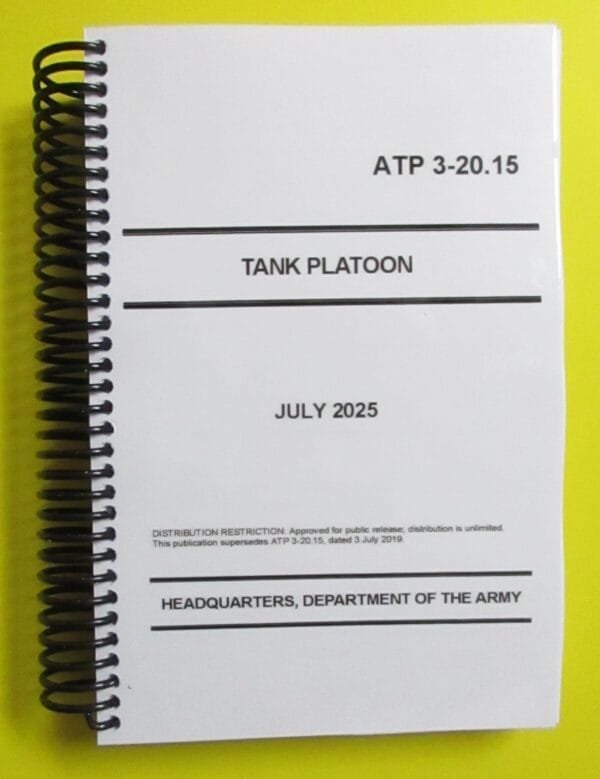 ATP 3.20.15 Tank Platoon - 2025 - BIG size
