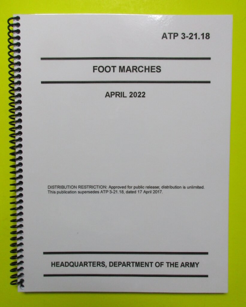 Atp 3 21 18 foot marches 2022 mini size my army publications