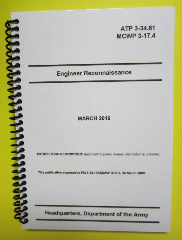 ATP 3-34.81 Engineer Reconnaissance - Mini size - 2016