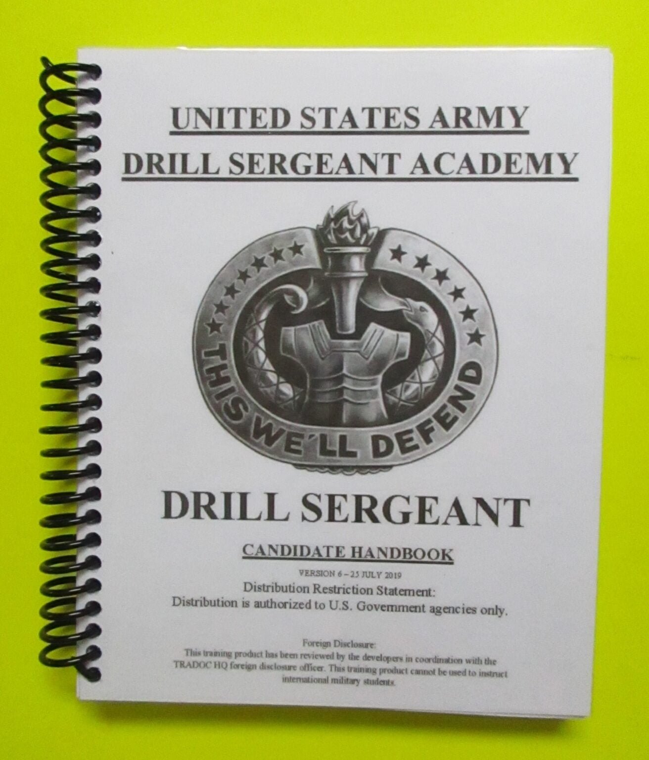 Drill sergeant school my army publications