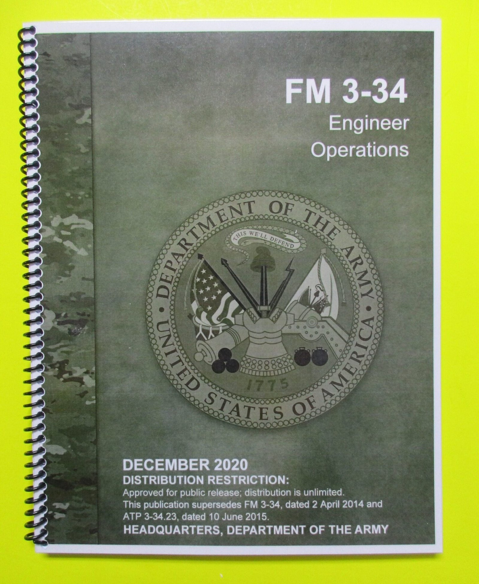Fm 5 34 engineer field data 2005 big size my army publications