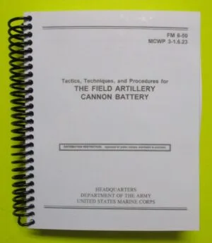 FM 6-50 Field Artillery Cannon Battery - 1996 - Mini size