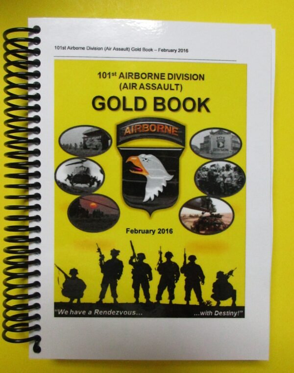 Gold Book - 101st Airborne Division - 2016 - Mini size