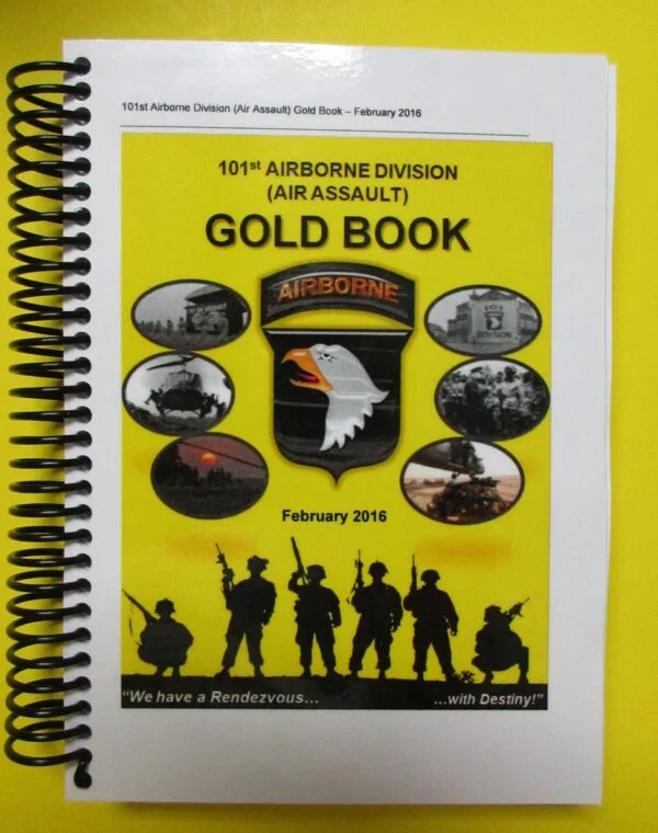 Gold Book - 101st Airborne Division - 2016 - BIG size