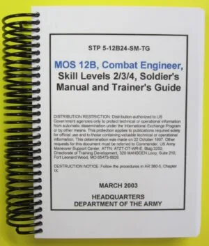 STP 5-12B24-SM-TG MOS 12B, Combat Engineer SL 24 - mini size