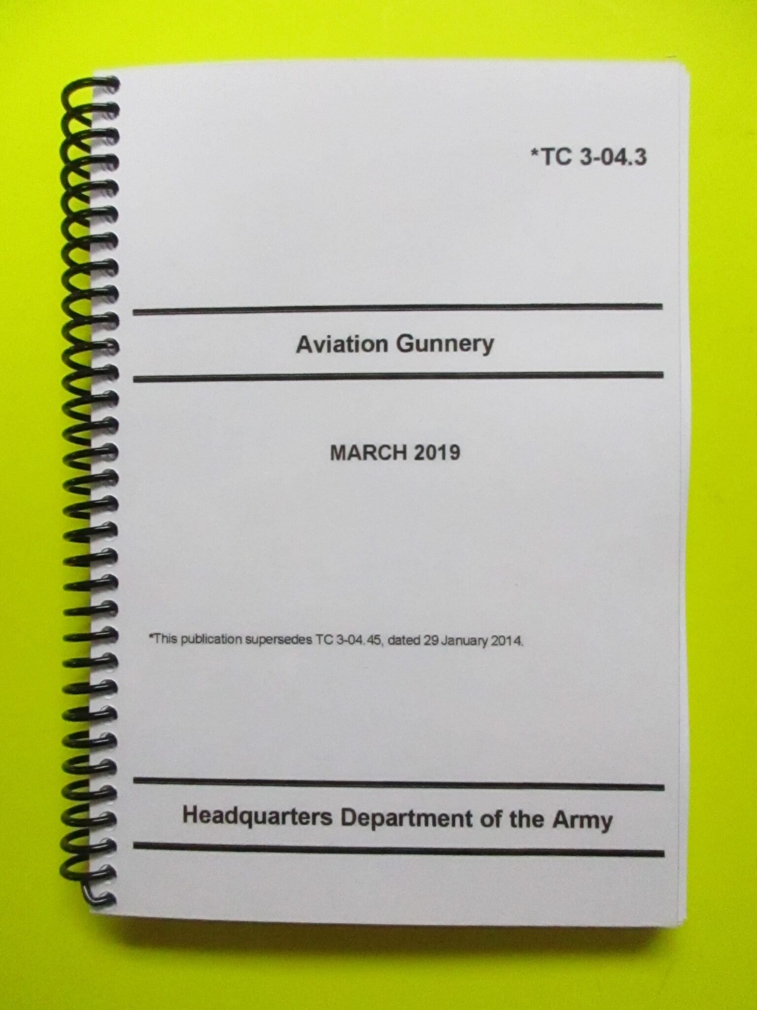 TC 3-04.3 Aviation Gunnery – 2019 – BIG size – My Army Publications