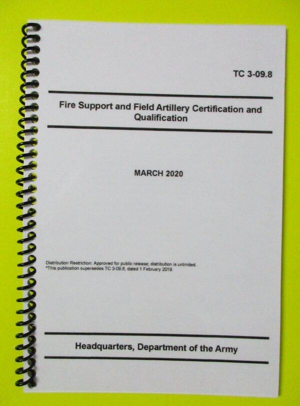 TC 3-09.8 Fire Support and Field Artillery Cert & Qual - BIG