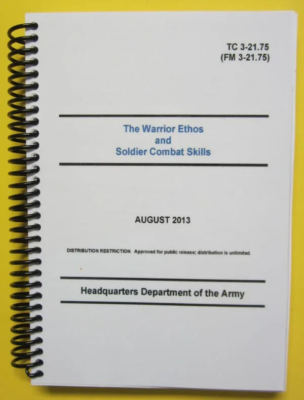 TC 3-21.75 The Warrior Ethos and Soldier Combat Skills -2013 - Mini size