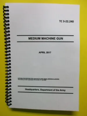 TC 3-22.240 Medium Machine Gun - 2017 - Mini size