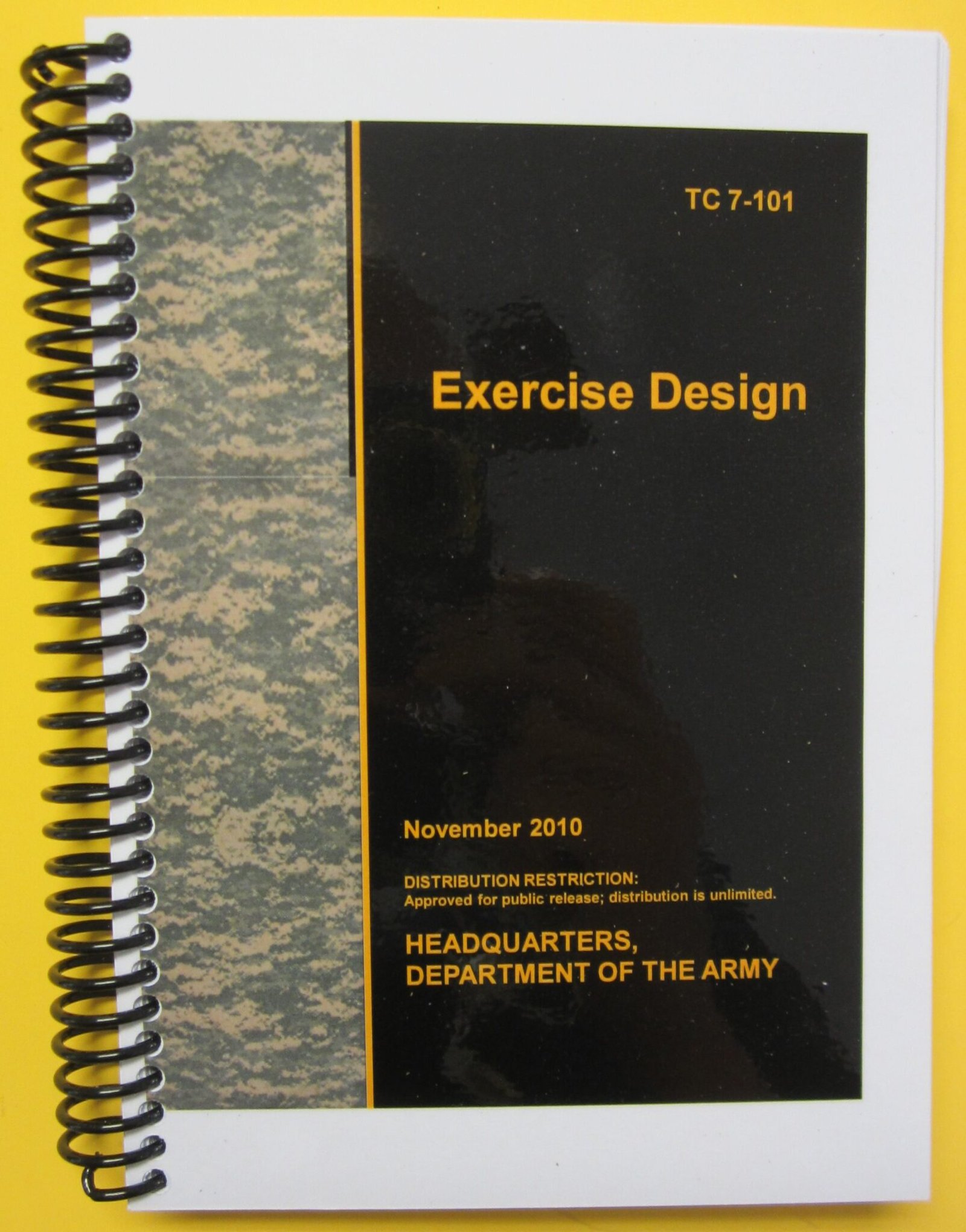 Tc 7-101 Exercise Design – 2010 – Big Size – My Army Publications