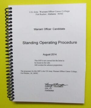 Warrant Officer Candidate SOP - 2014 - Mini size