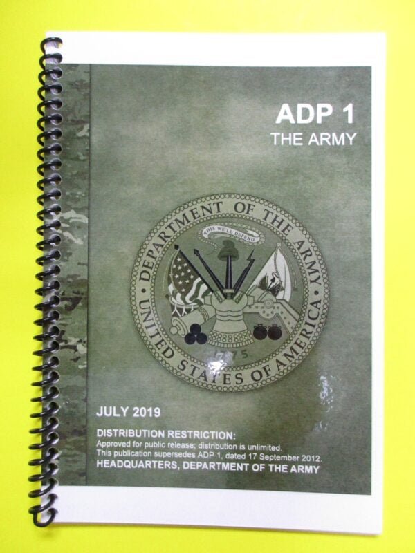 ADP 1 The Army - 2019 - BIG size