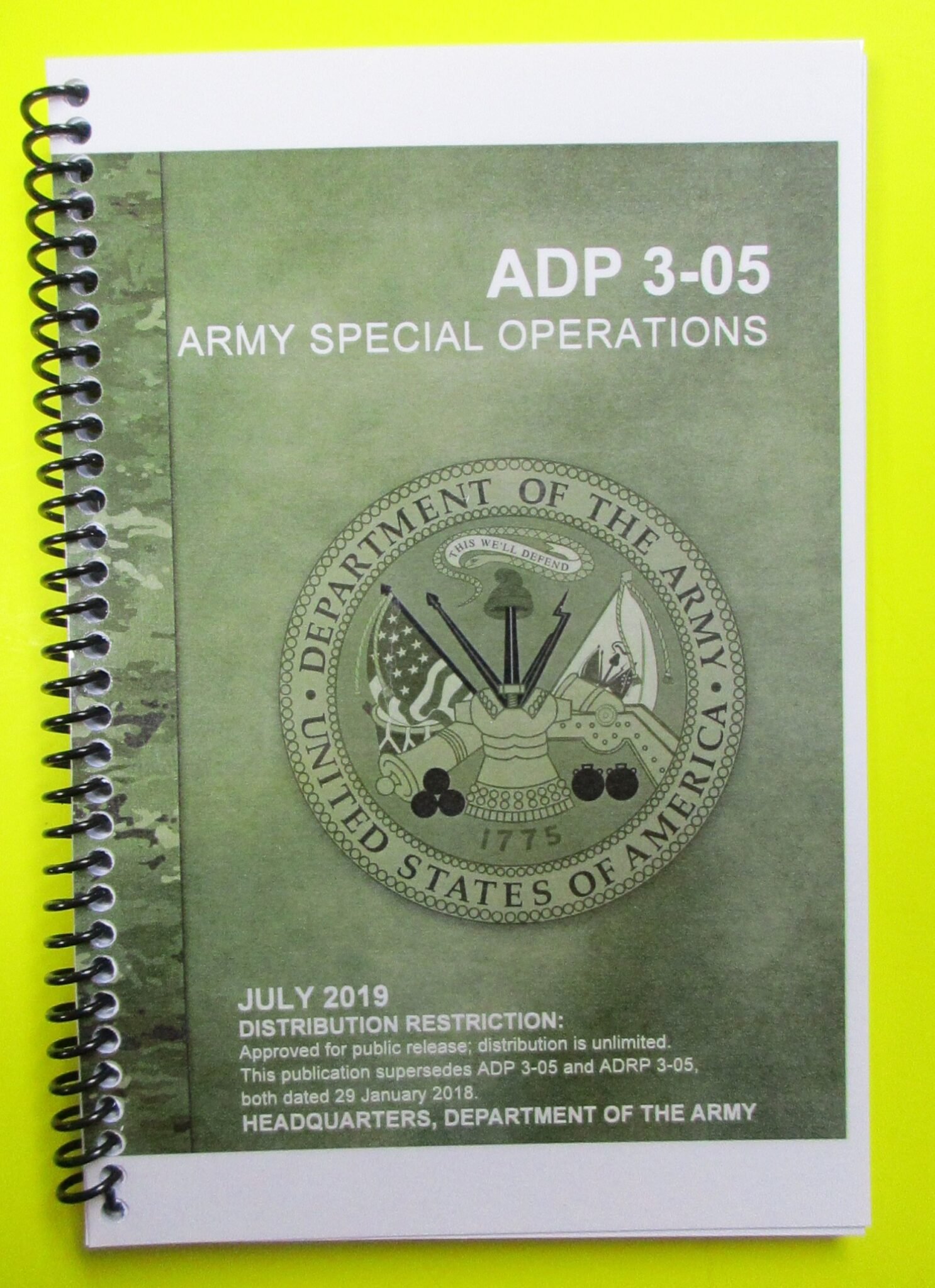 ADP 3-05 Army Special Operations – 2019 – BIG size – My Army Publications