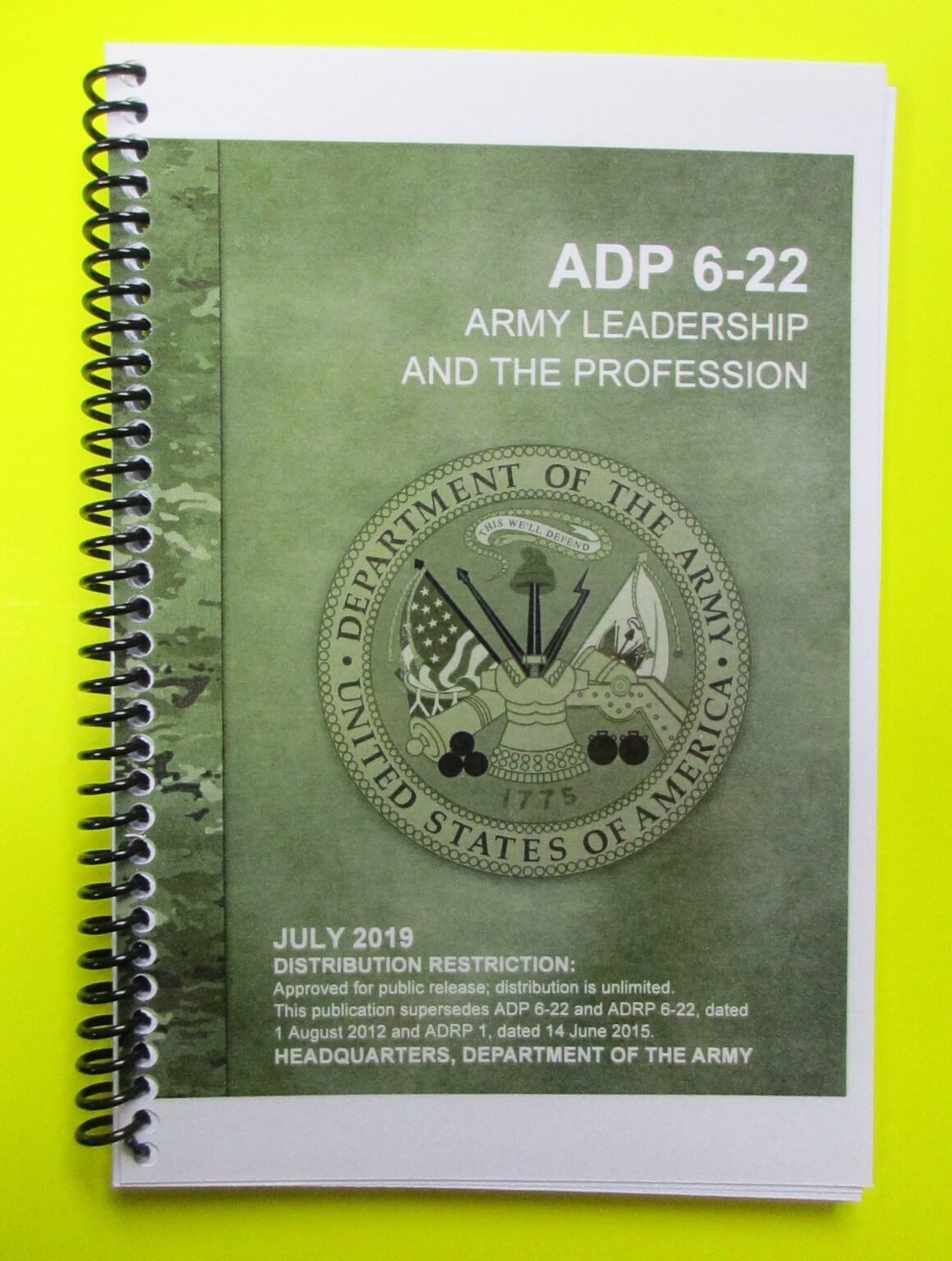 ADP 6-22 Army Leadership – 2019 – Mini size – My Army Publications