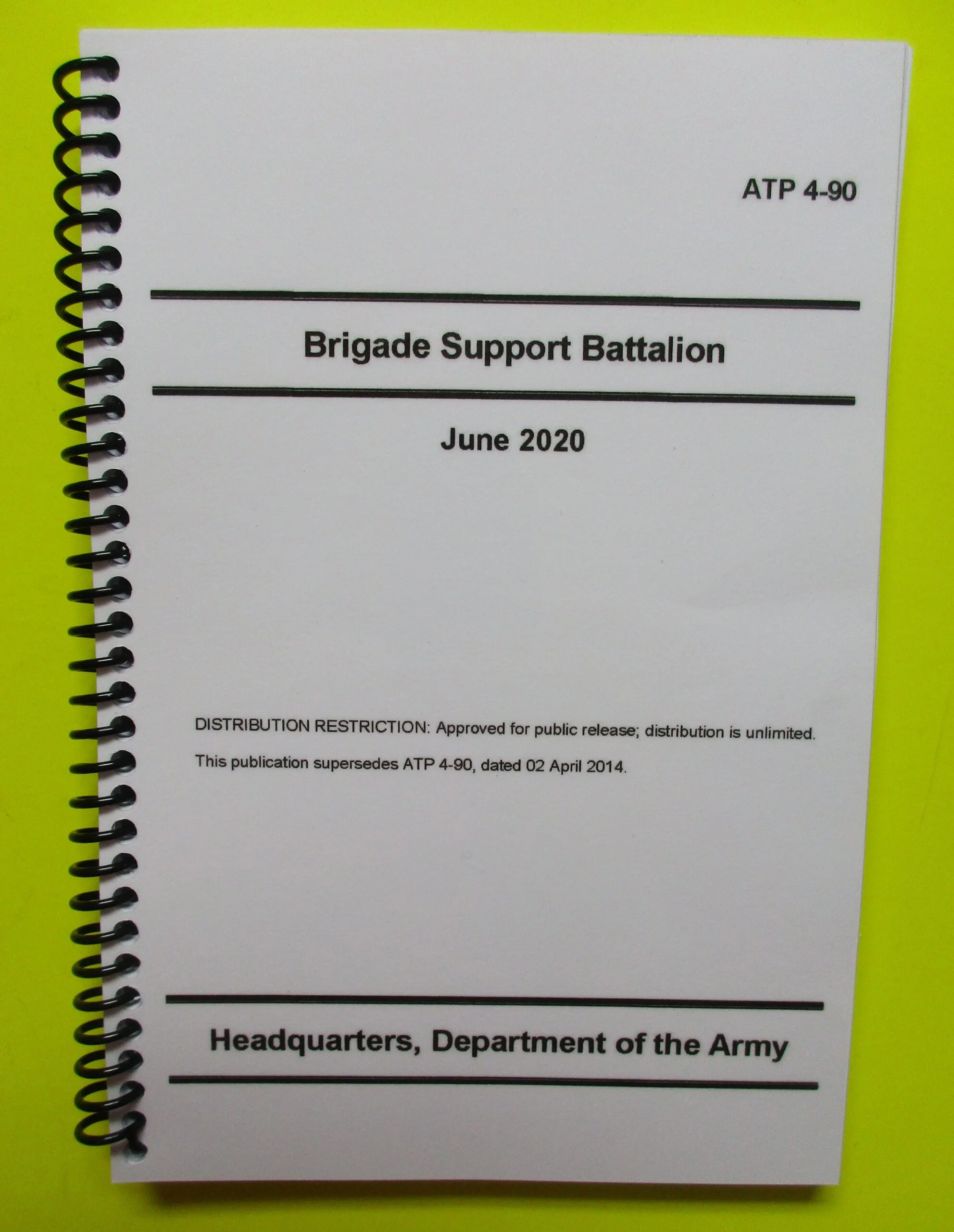 ATP 4-90 Brigade Support Battalion - 2020 - Mini size