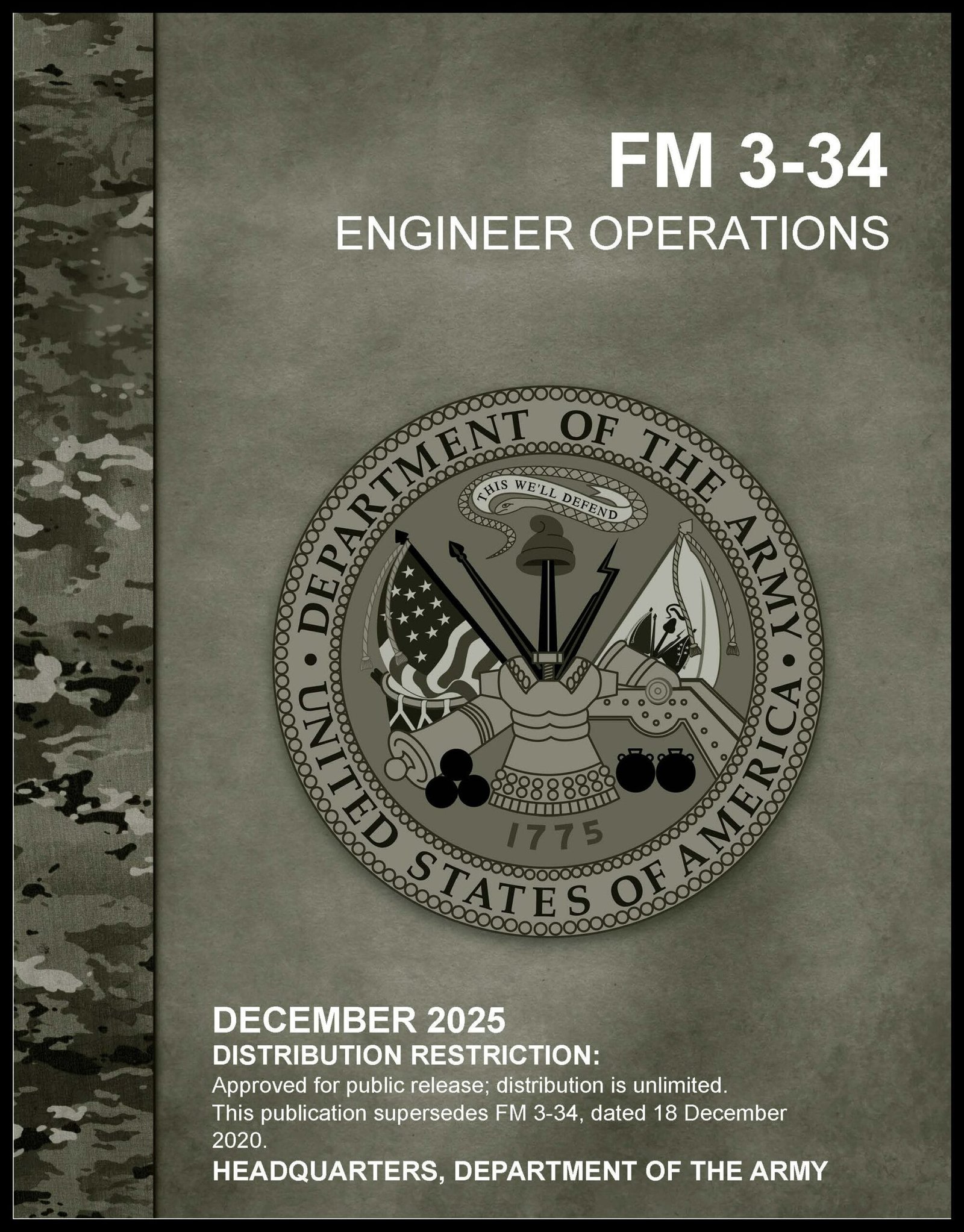 FM 3-34 Engineer Operations - 2025 - Mini size