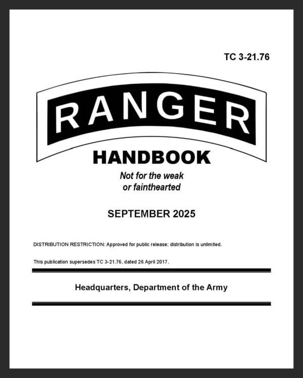 Ranger Handbook - TC 3-21.76 - 2025 - Big size