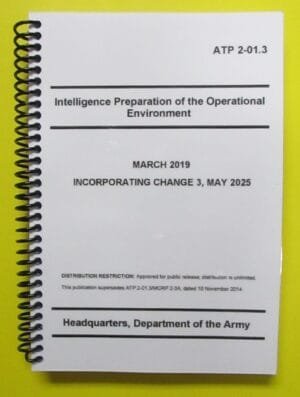 ATP 2-01.3 Intelligence Preparation of the Operational Environment - 2019 - Mini size