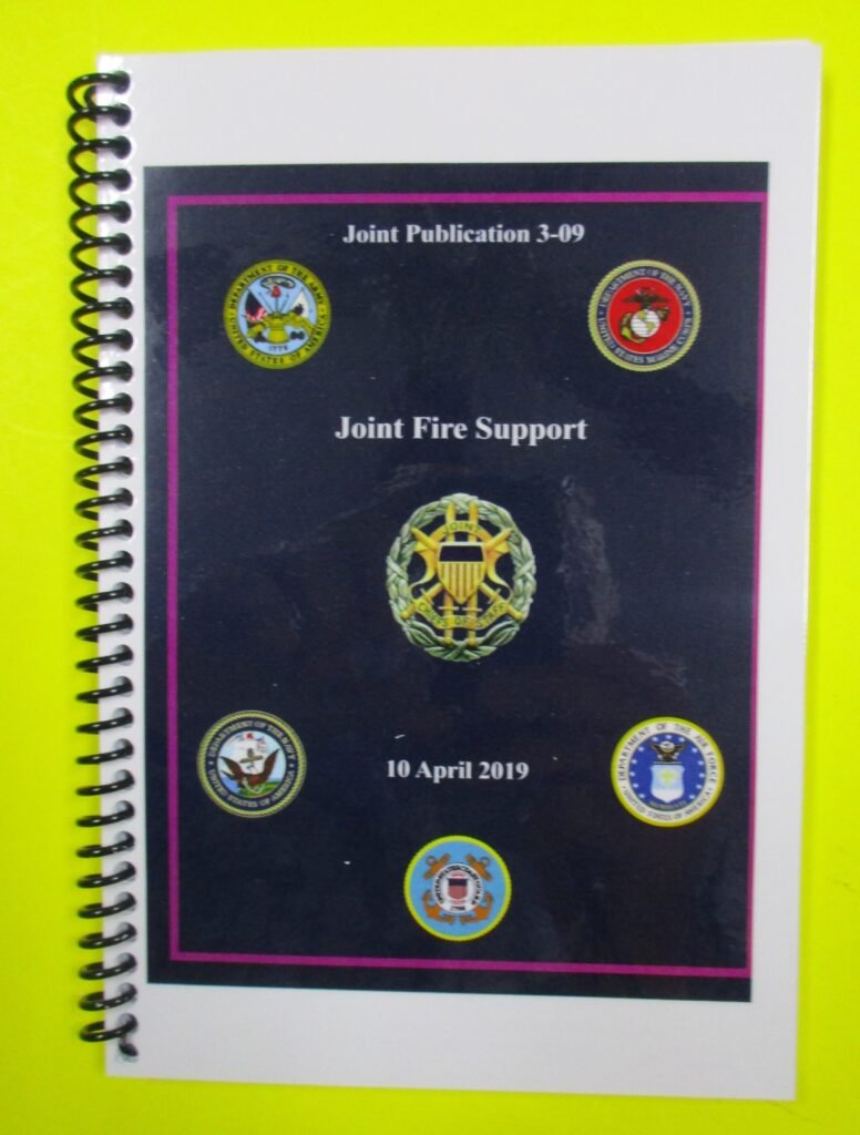 JP 3-09 Joint Fire Support – 2019 – Mini size – My Army Publications