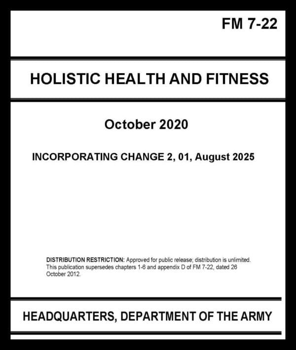 FM 7-22 Holistic Healthe and Fitness - 2020 - BIG size