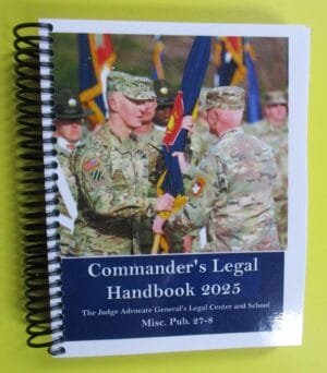 Commander's Legal Handbook - 2025 - BIG size