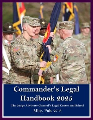 Commander's Legal Handbook - 2025 - BIG size