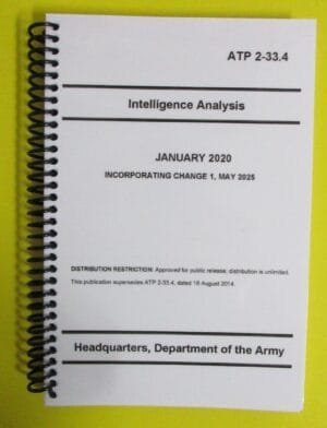 ATP 2-33.4 Intelligence Analysis - 2020 - BIG size