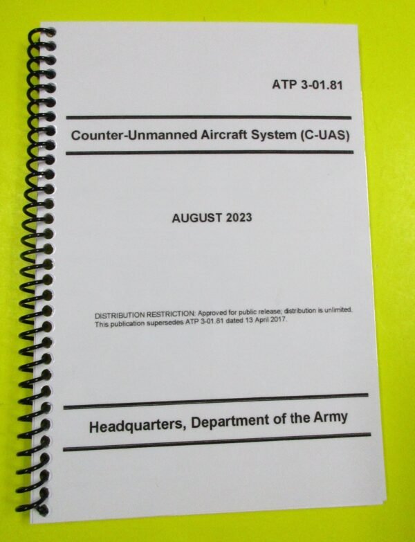 ATP 3-01.81 Counter-Unmanned Aircraft System (C-UAS) - 2023 - Mini size