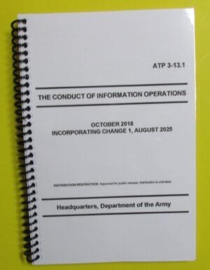 ATP 3-13.1 The Conduct of Information Operations - 2018 - Mini size