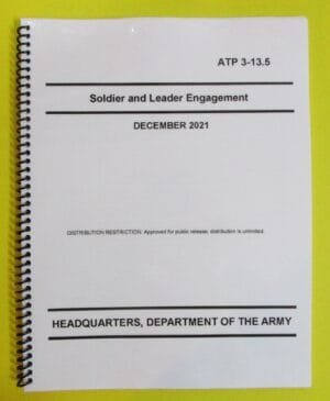 ATP 3-13.5 Soldier and Leader Engagement - 2021 - Mini size