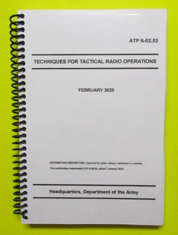 ATP 6-02.53 Techniques for Tactical Radio Operations - 2020 - Mini size