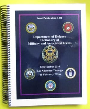 JP 1-02 DOD Dictionary of Military and Ass. Terms - 2016 - BIG size