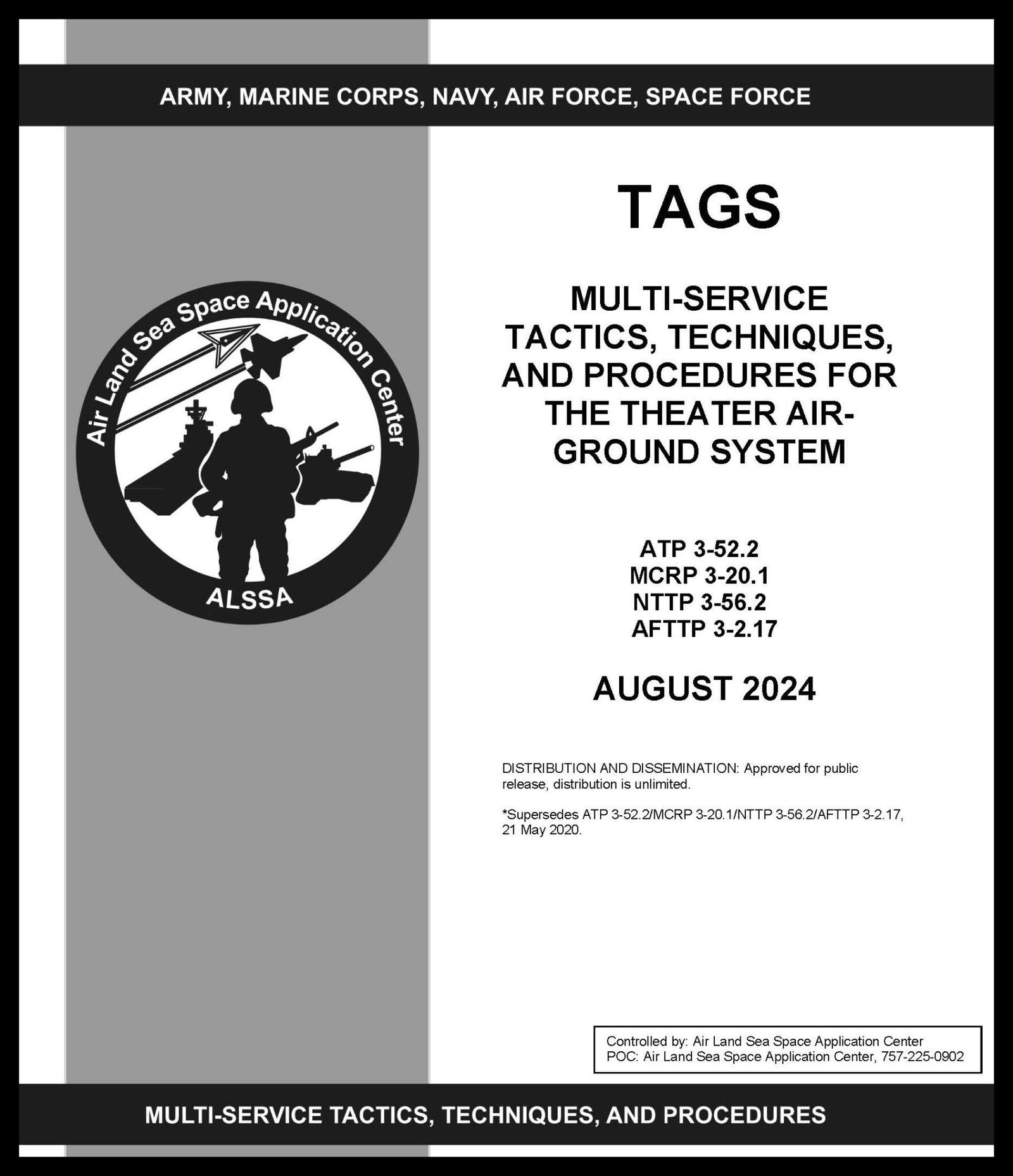 Atp 3-52.2 Tags – The Theater Air-ground System – 2024 – Mini Size – My 