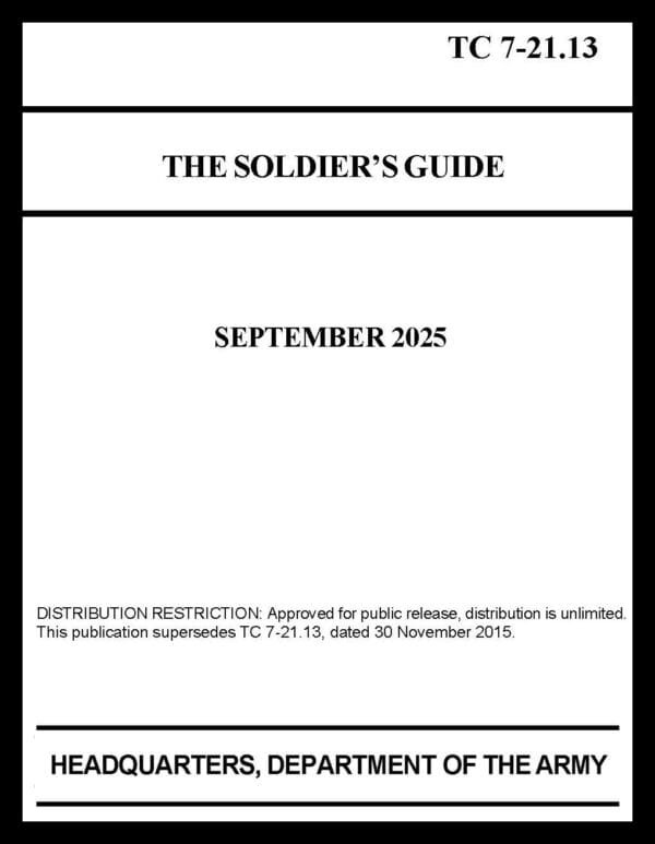 TC 7-21.13 Soldier's Guide - 2025 - BIG size