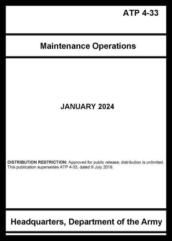 ATP 4-33 Maintenance Operations - 2014 - Mini size