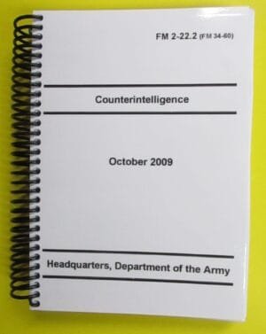 FM 2-22.2 Counterintelligence - 2009 - BIG size