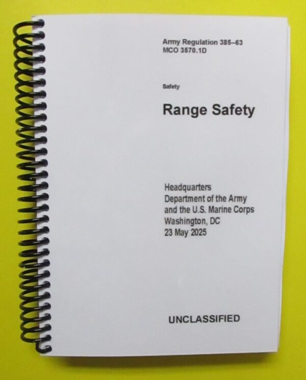 AR 385-63 Range Safety - 2025 - Mini size