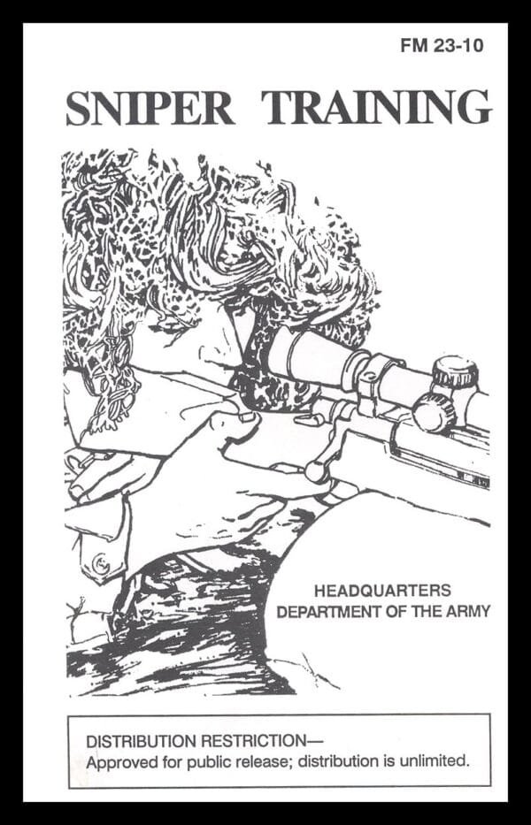 FM 23-10 Sniper Training - 1994 - BIG size