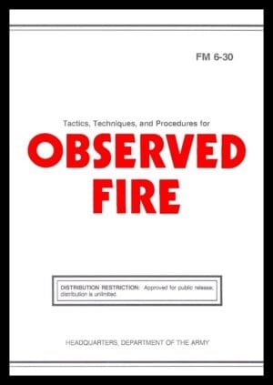 FM 6-30 Observed Fire - 1991 - BIG size