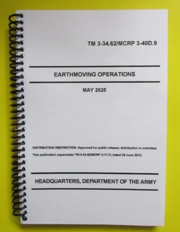 TM 3-34.62 Earthmoving Operations - 2025 - BIG size