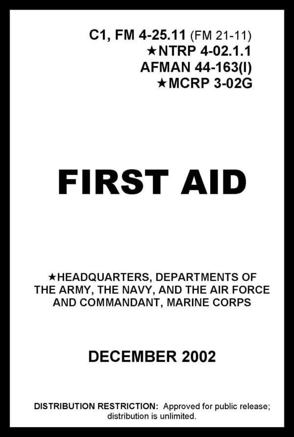 FM 4-02.12 First Aid - 2002 - Mini size