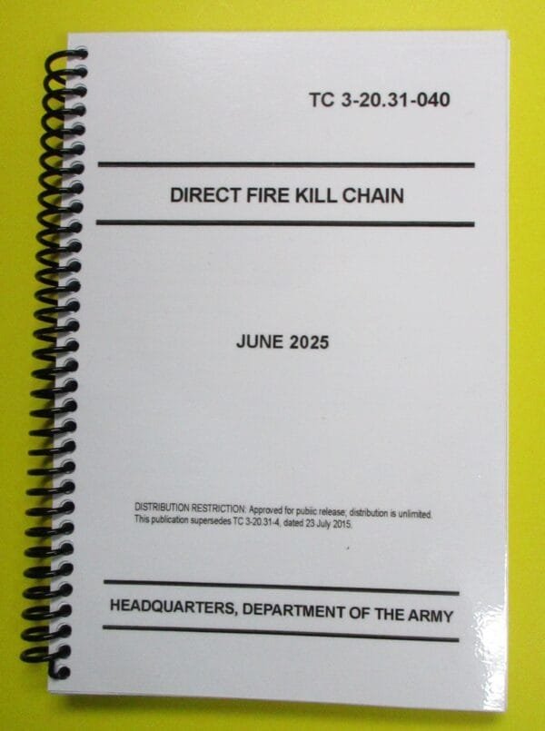 TC 3-20.1-040 Direct Fire Kill Chain - 2025 - BIG size