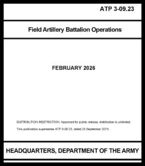 ATP 3-09.23 Artillery Battalion Operations - 2026 - Mini size